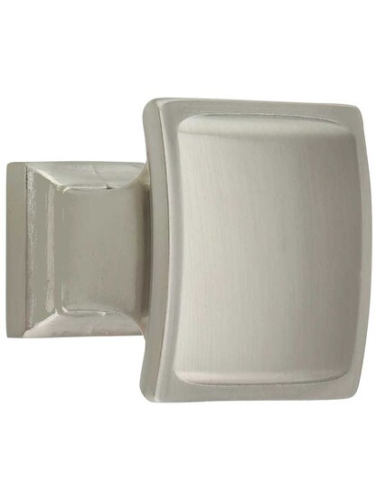 Annadale 1-1/4 inch Pillow Cabinet Knob in Satin Nickel.